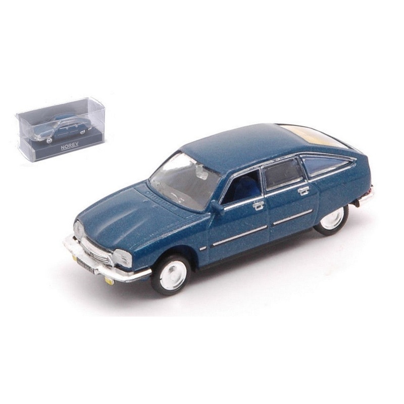SCALE MODEL COMPATIBLE WITH CITROEN GS PALLAS 1977 GENTIANE BLUE METALLIC 1:87 NOREV NV158220