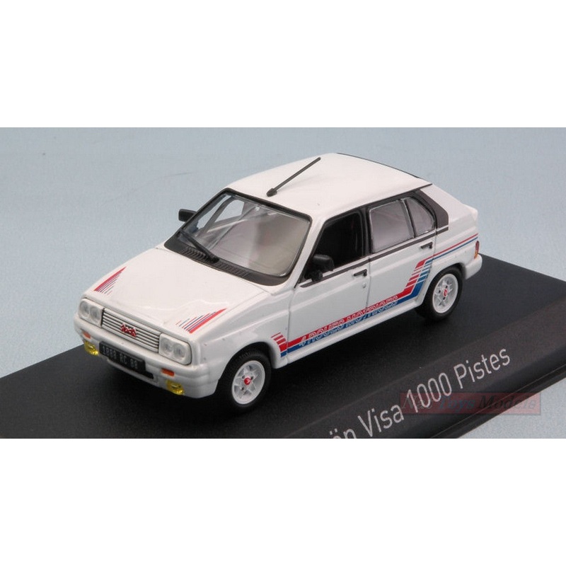SCALE MODEL COMPATIBLE WITH CITROEN VISA 1000 PISTES 1983 1:43 NOREV NV150941
