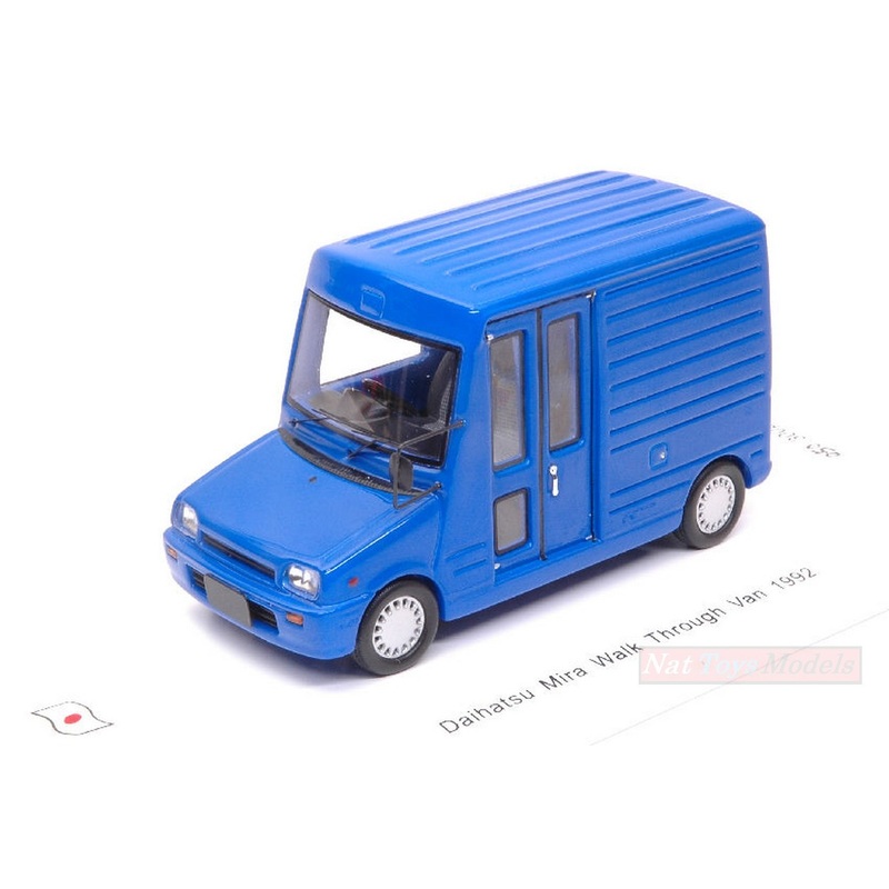 SCALE MODEL COMPATIBLE WITH DAIHATSU MIRA WALK THROUGH VAN 1992 BLUE 1:43 SPARK MODEL SJ043