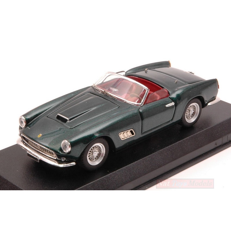 SCALE MODEL COMPATIBLE WITH FERRARI 250 GT CALIFORNIA 1962 GREEN METALLIC 1:43 ART MODEL AM0364