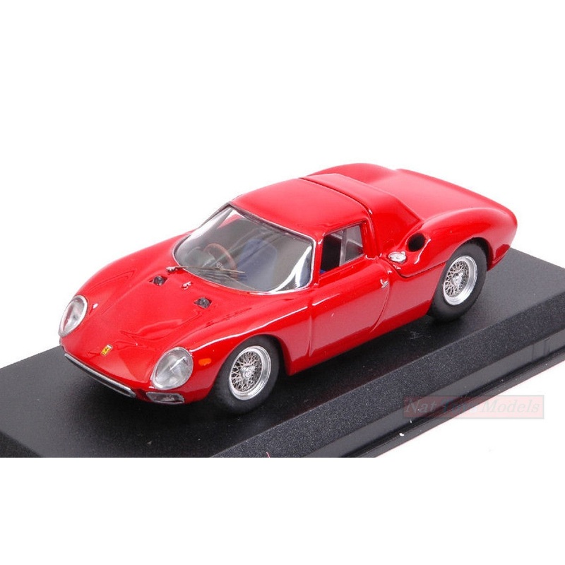 SCALE MODEL COMPATIBLE WITH FERRARI 250 LM 1964 RED 1:43 BEST MODEL BT9008-2