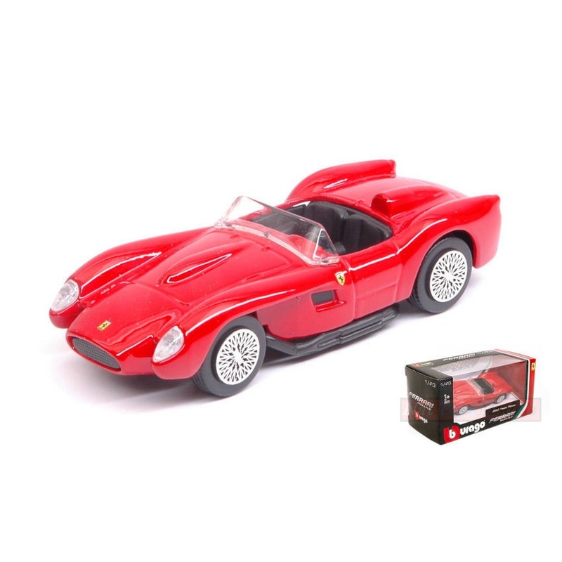 SCALE MODEL COMPATIBLE WITH FERRARI 250 TESTA ROSSA 1957 RED 1:43 BURAGO BU31099R
