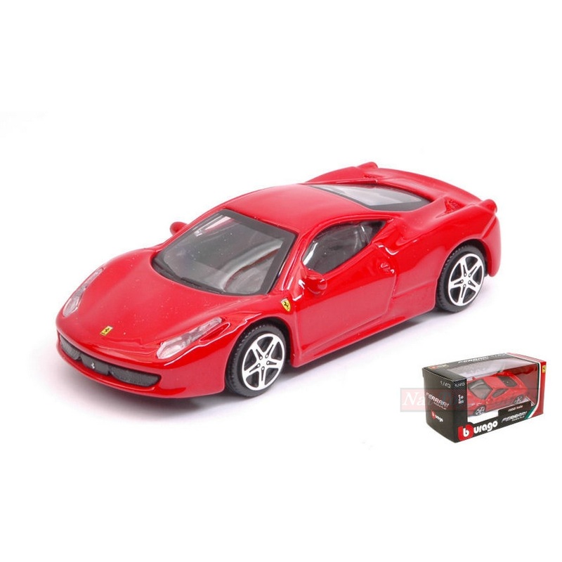 SCALE MODEL COMPATIBLE WITH FERRARI 458 ITALIA RED 1:43 BURAGO BU31103R