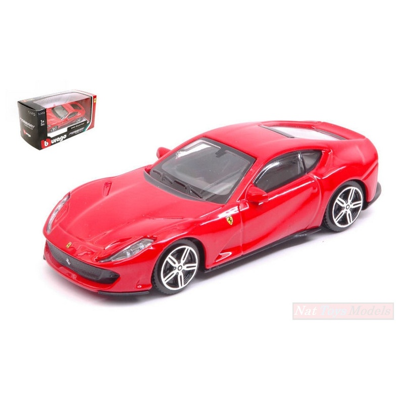 SCALE MODEL COMPATIBLE WITH FERRARI 812 SUPERFAST 2017 RED 1:43 BURAGO BU36032R