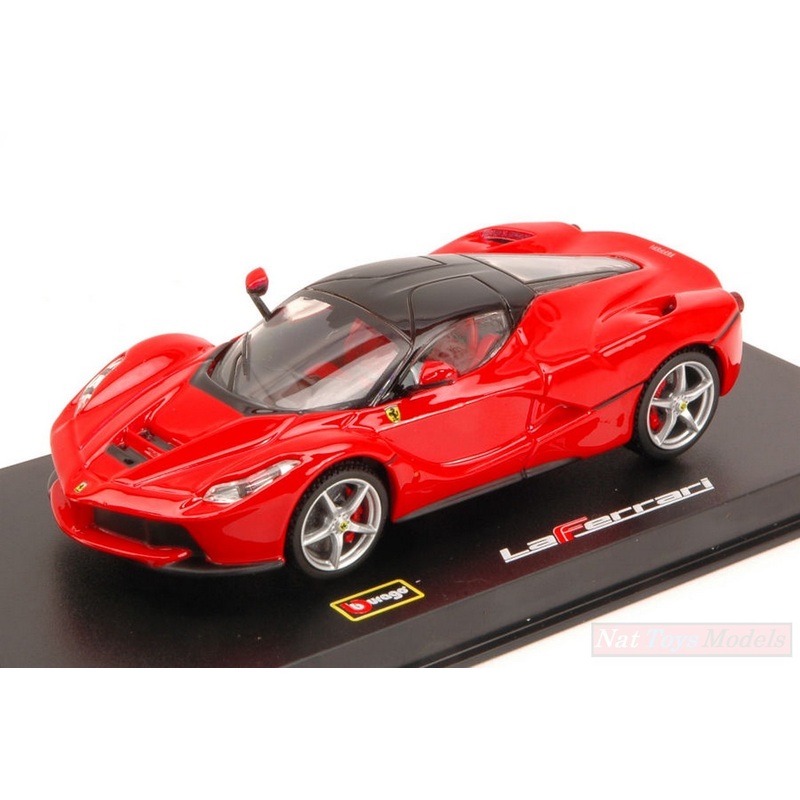 SCALE MODEL COMPATIBLE WITH FERRARI LA FERRARI 2013 RED SIGNATURE 1:43 BURAGO BU36902R