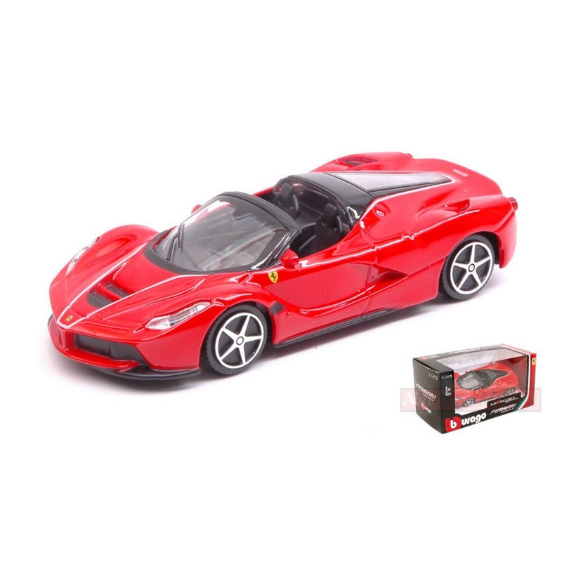 SCALE MODEL COMPATIBLE WITH FERRARI LA FERRARI APERTA RED 1:43 BURAGO BU36031R