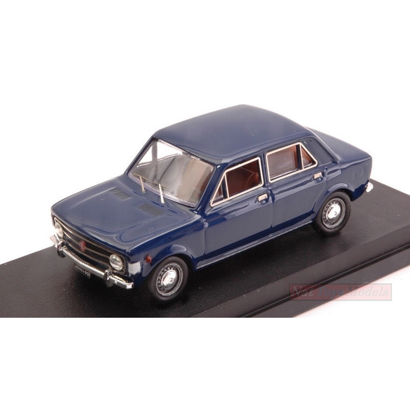SCALE MODEL COMPATIBLE WITH FIAT 128 4 DOORS 1969 BLUE 1:43 RIO RI4283