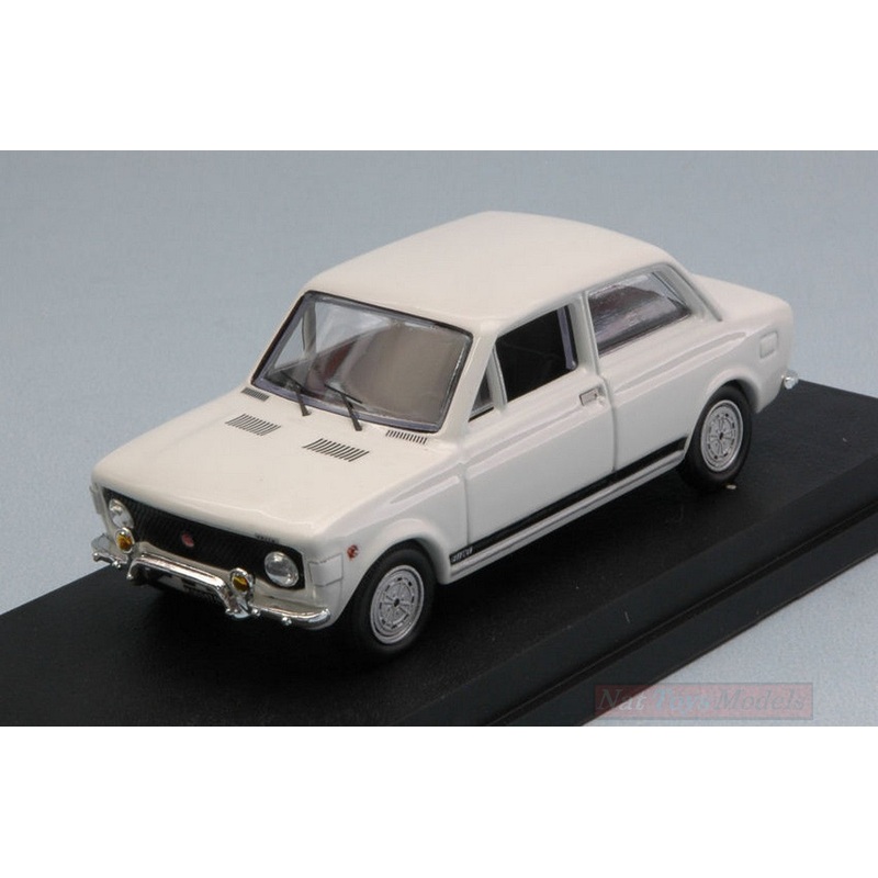SCALE MODEL COMPATIBLE WITH FIAT 128 RALLY 1971 WHITE 1:43 RIO RI4540