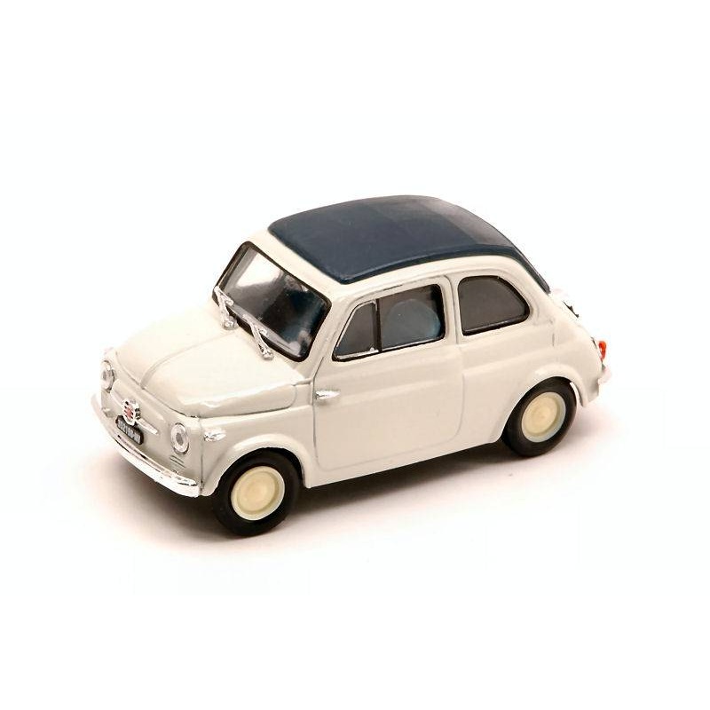 SCALE MODEL COMPATIBLE WITH FIAT 500 ECONOMIC CLOSED 1957 LIGHT GRAY 1:43 BRUMM BM0341-01