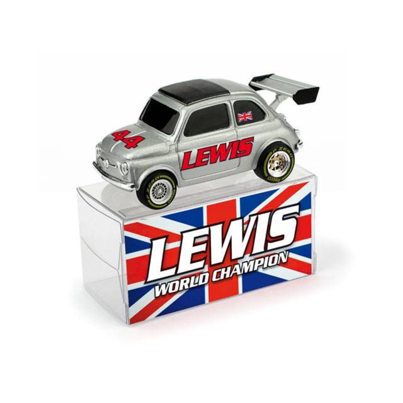 SCALE MODEL COMPATIBLE WITH FIAT 500 LEWIS WORLD CHAMPION ED.LIM.250 PCS 1:43 BRUMM BMBR052