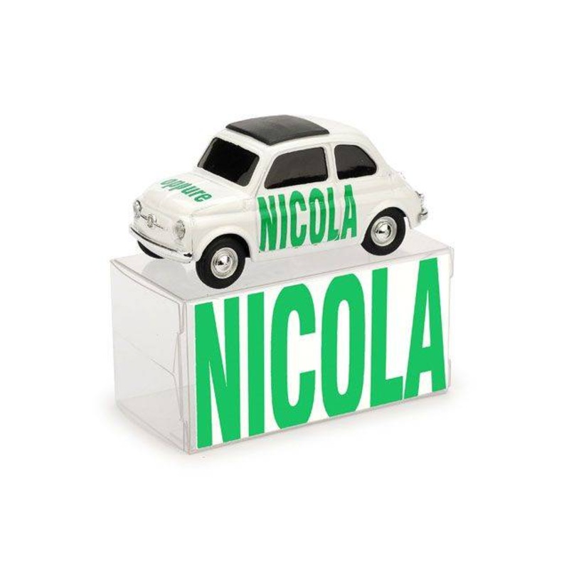 SCALE MODEL COMPATIBLE WITH FIAT 500 NICOLA "OPPURE" 1:43 BRUMM BMBR026