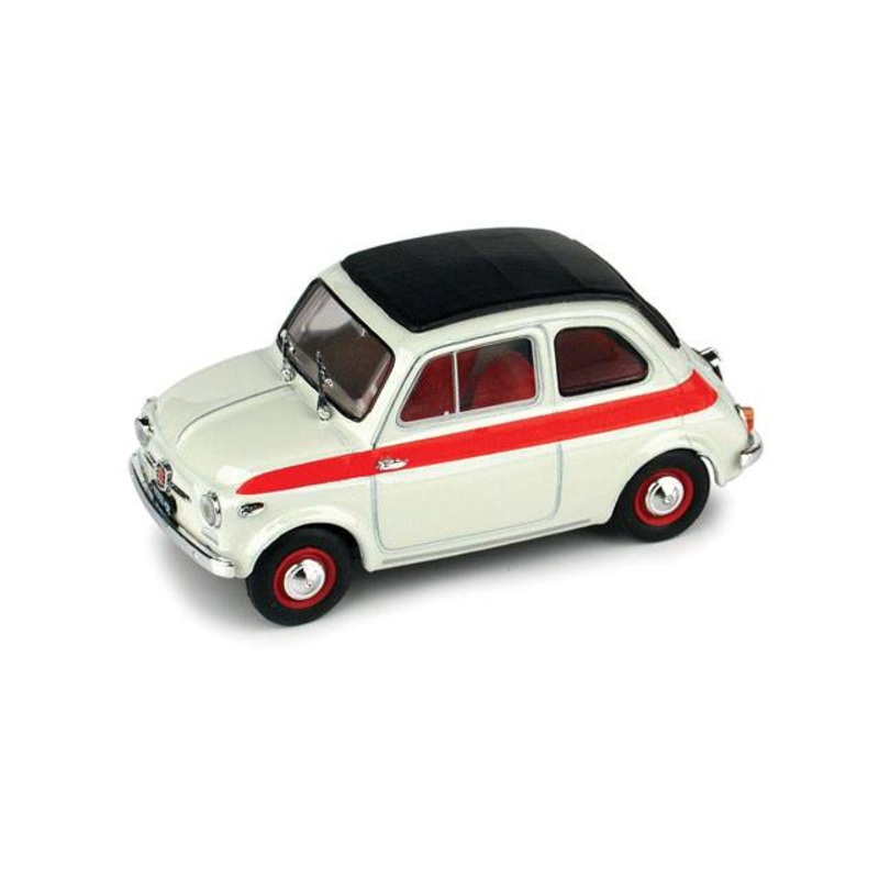 SCALE MODEL COMPATIBLE WITH FIAT 500 SPORT CHIUSA 1957 1:43 BRUMM BM0348