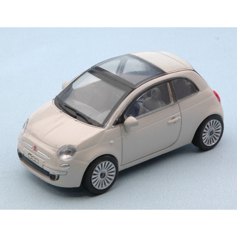 SCALE MODEL COMPATIBLE WITH FIAT NUOVA 500 2007 BANANA 1:43 NEW RAY NY19587B
