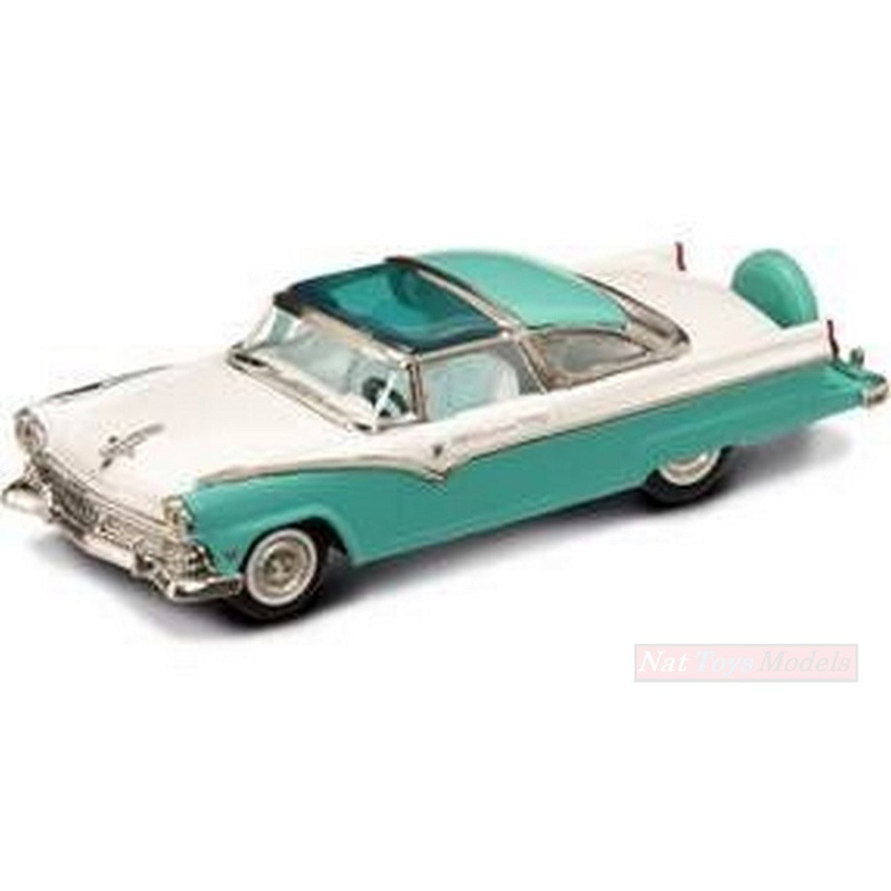 SCALE MODEL COMPATIBLE WITH FORD CROWN VICTORIA 1955 GREEN 1:43 LUCKY YM94202GN