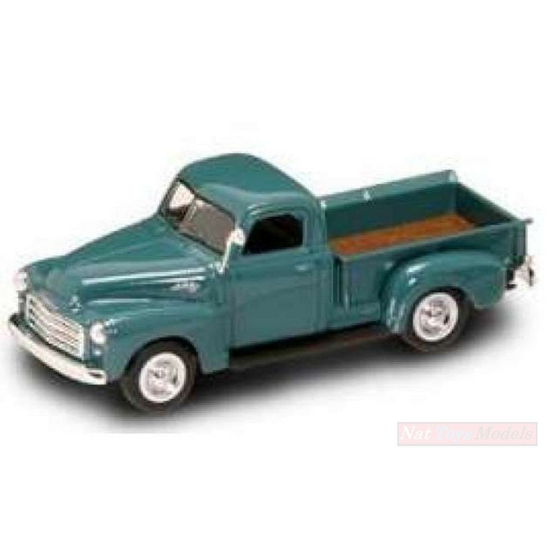 SCALE MODEL COMPATIBLE WITH GMC PICK UP 1950 BLUE 1:43 YAT MING YM94255BL