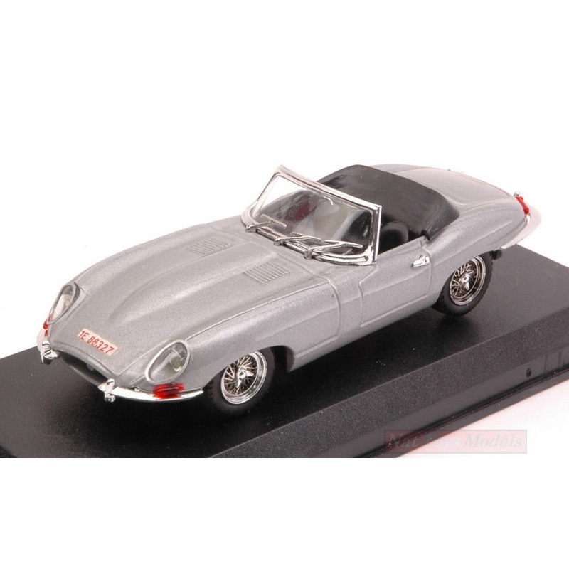 SCALE MODEL COMPATIBLE WITH JAGUAR AND TYPE SPYDER 1962 METALLIC GRAY 1:43 BEST BT9027-2M