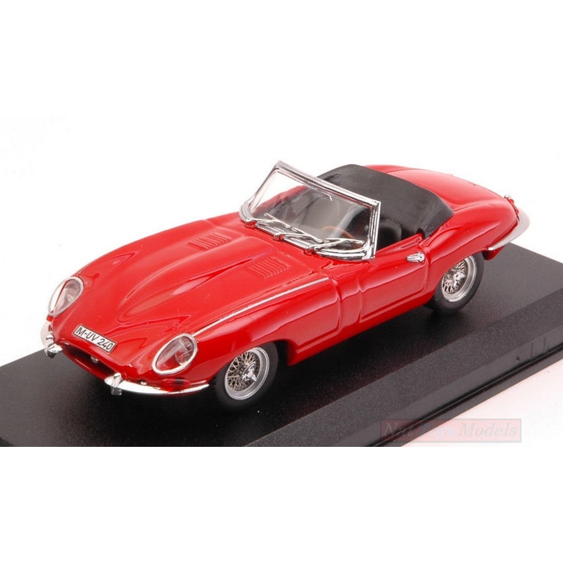 SCALE MODEL COMPATIBLE WITH JAGUAR AND TYPE SPYDER 1962 RED 1:43 BEST MODEL BT9027-2R