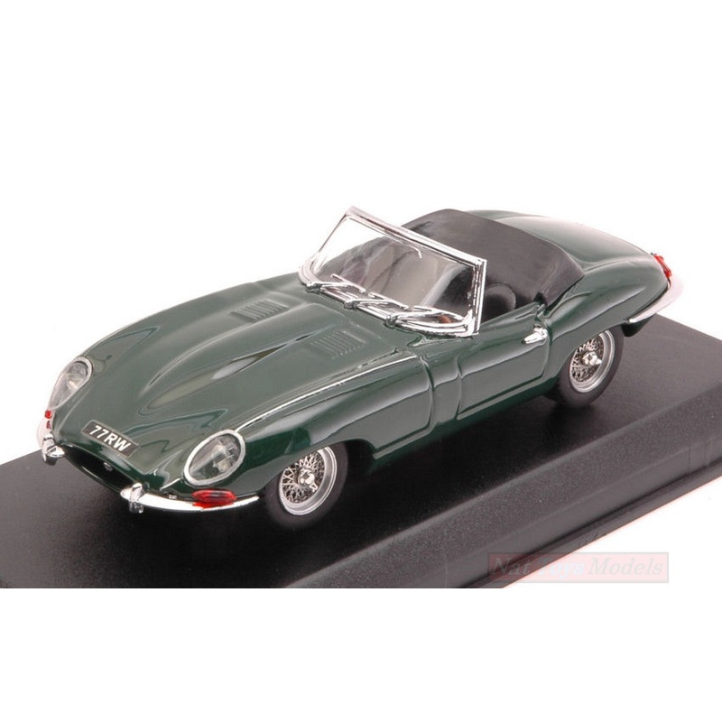 SCALE MODEL COMPATIBLE WITH JAGUAR AND TYPE SPYDER ENGLISH VERSION 1962 GREEN 1:43 BEST MODEL BT9028-2V