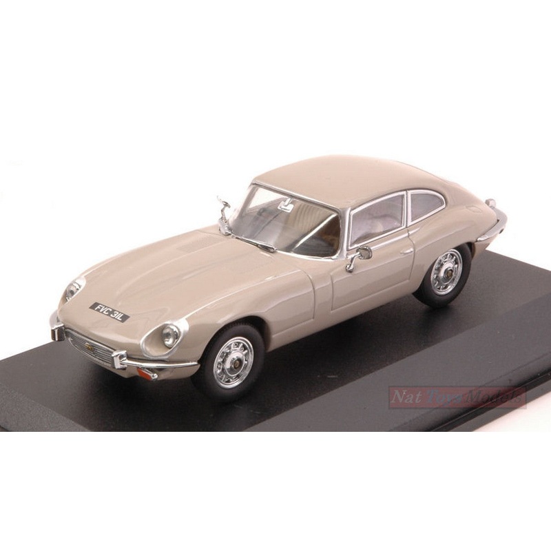 SCALE MODEL COMPATIBLE WITH JAGUAR V12 AND TYPE COUPE BEIGE 1:43 OXFORD OXFJAGV12005