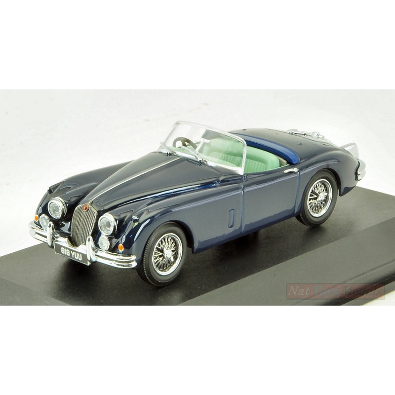 SCALE MODEL COMPATIBLE WITH JAGUAR XK180 ROADSTER DARK BLUE 1:43 OXFORD OXF43XK150009
