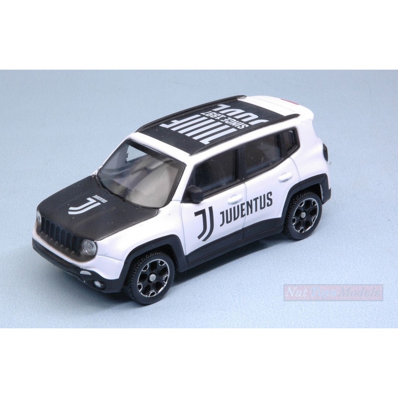SCALE MODEL COMPATIBLE WITH JEEP RENEGADE JUVENTUS NEW LOGO 1:43 MONDO MOTORS MM53208B