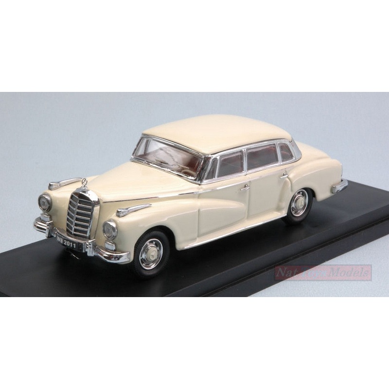 SCALE MODEL COMPATIBLE WITH MERCEDES 300 L 1951 "ADENAUER" WHITE 1:43 RIO RI4547