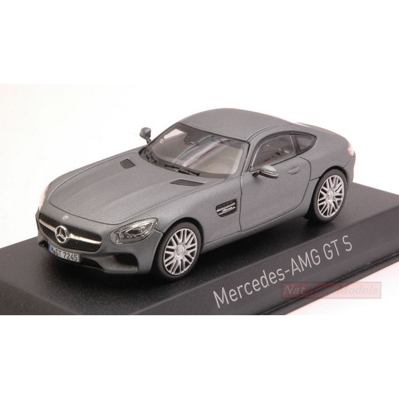 SCALE MODEL COMPATIBLE WITH MERCEDES AMG GT S 2015 MATT GRAY 1:43 NOREV NV351350