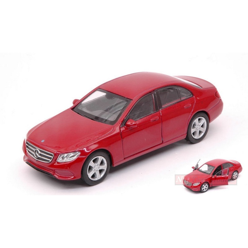 SCALE MODEL COMPATIBLE WITH MERCEDES E-CLASS 2016 RED SCALE 1:34-39 cm 11 WELLY WE38513F