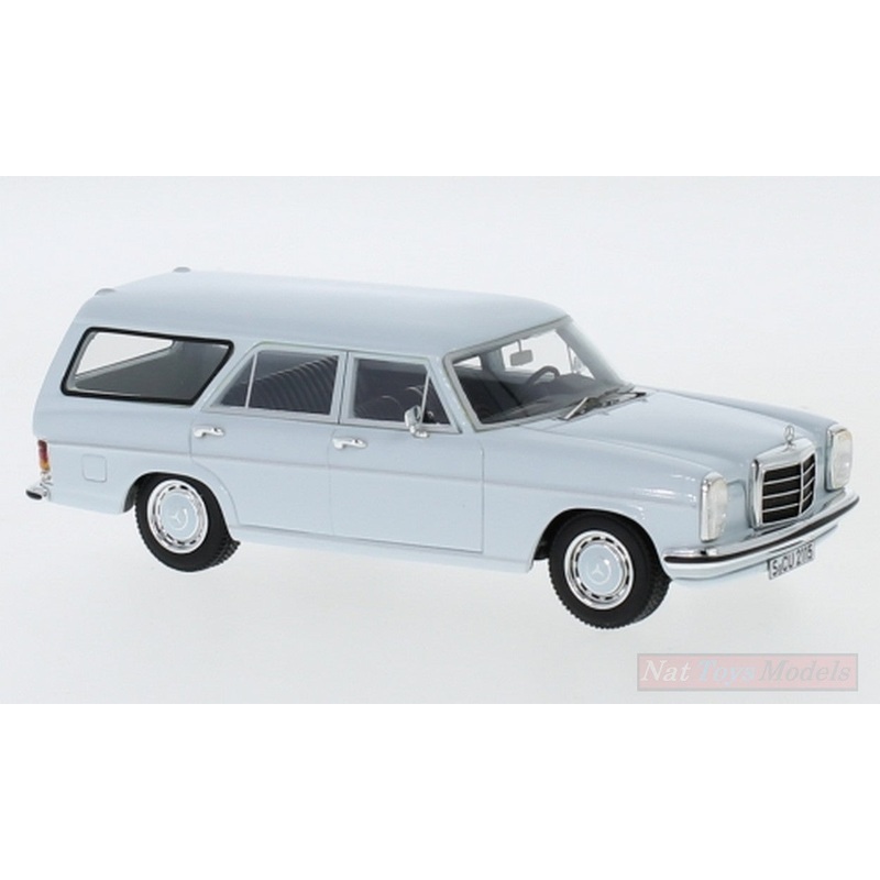 SCALE MODEL COMPATIBLE WITH MERCEDES W115 STATION WAGON 1974 LIGHT BLUE 1:43 NEO NEO47330