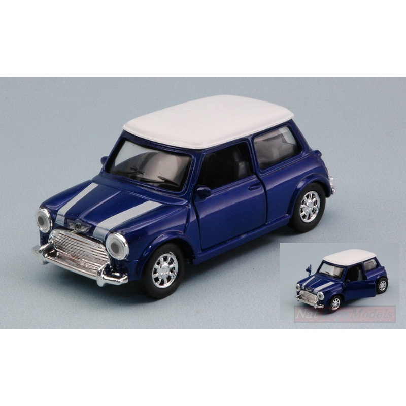 SCALE MODEL COMPATIBLE WITH MINI COOPER 1959 BLUE 1:32 NEW RAY NY50613A