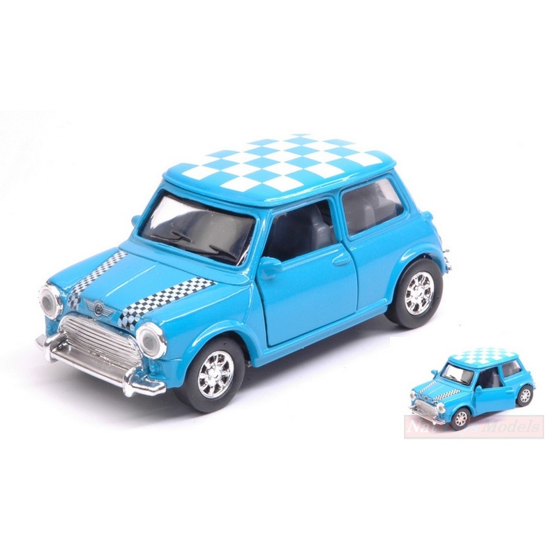 SCALE MODEL COMPATIBLE WITH MINI COOPER 1959 LIGHT BLUE 1:32 NEW RAY NY50613B