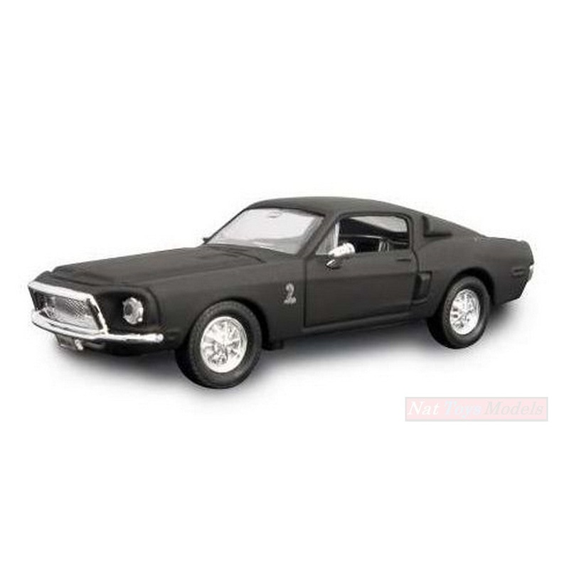 SCALE MODEL COMPATIBLE WITH SHELBY GT-500KR 1968 MATT BLACK 1:43 LUCKY DIE CAST LDC94214MBK