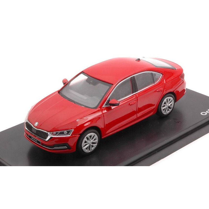 SCALE MODEL COMPATIBLE WITH SKODA OCTAVIA IV 2020 RED 1:43 ABREX AB036B