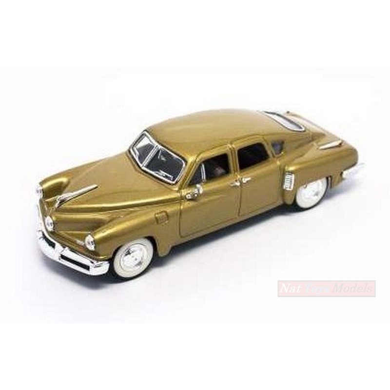 SCALE MODEL COMPATIBLE WITH TUCKER TORPEDO 1948 GOLD 1:43 LUCKY DIE CAST LDC43201GD
