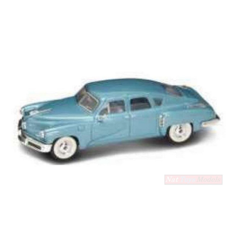 SCALE MODEL COMPATIBLE WITH TUCKER TORPEDO 1948 LIGHT BLUE 1:43 YAT MING YM43201LB
