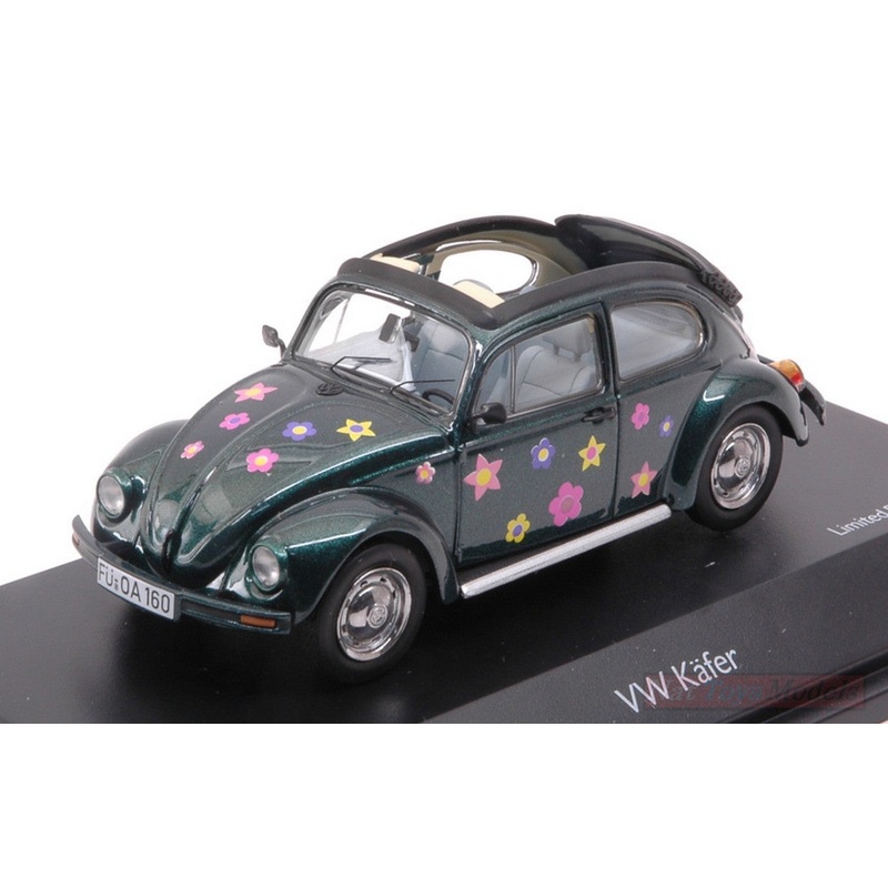 SCALE MODEL COMPATIBLE WITH VW KAFER OPEN AIR "BLUMEN" 1:43 SCHUCO SH3895