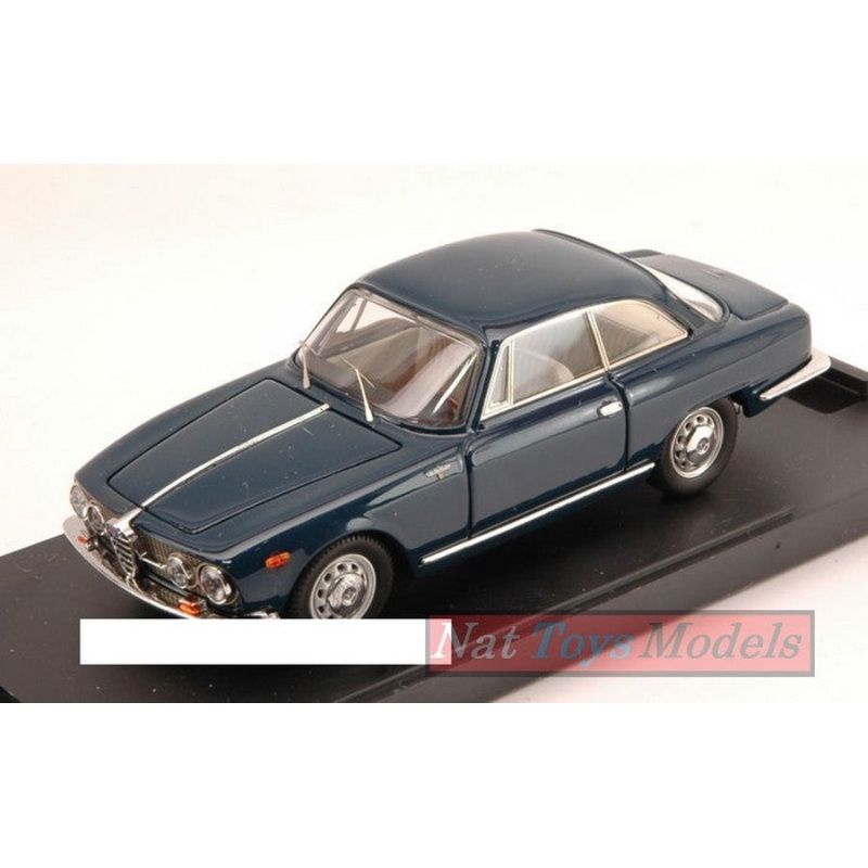 SCALE MODEL COMPATIBLE WITH ALFA ROMEO 2000 SPRINT STREET 1960 BLUE 1:43 BANG BG7222
