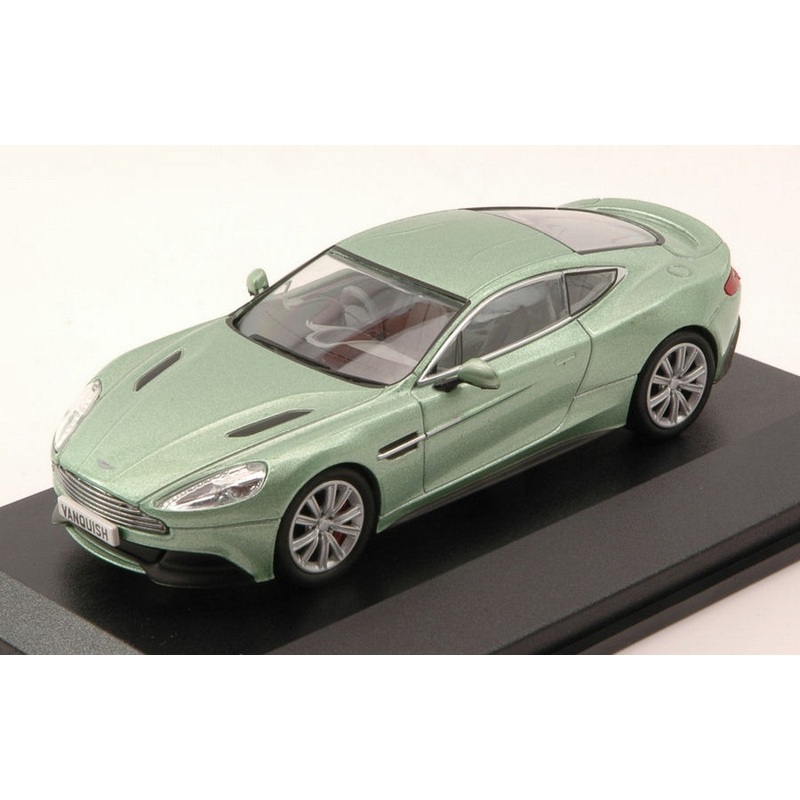 SCALE MODEL COMPATIBLE WITH ASTON MARTIN VANQUISH COUPE 2001 METALLIC GREEN 1:43 OXFORD OXFAMV001