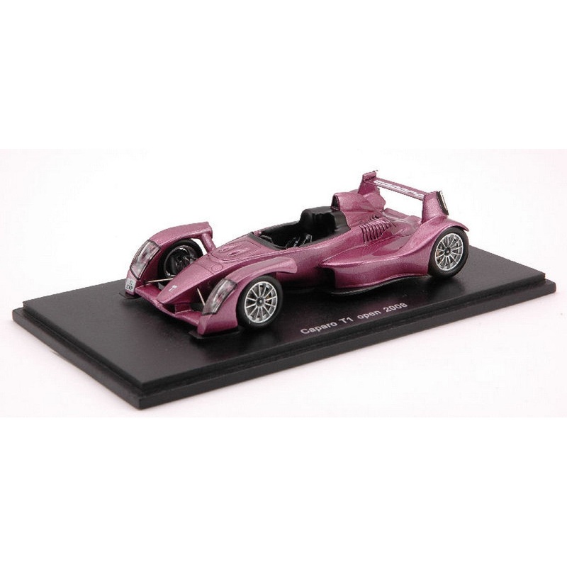 SCALE MODEL COMPATIBLE WITH CAPARO T 1 OPEN 2008 PURPLE 1:43 SPARK MODEL S0629