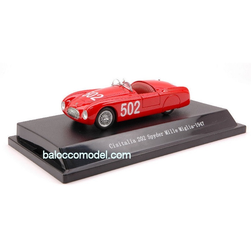 SCALE MODEL COMPATIBLE WITH CISITALIA 202 N.502 MM 1947 1:43 STARLINE STR51823