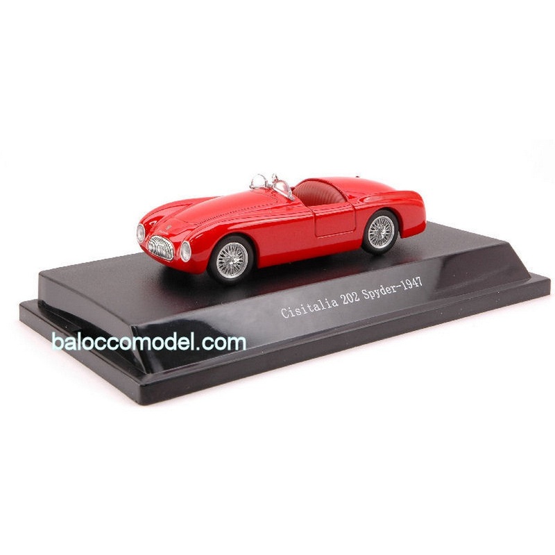 SCALE MODEL COMPATIBLE WITH CISITALIA 202 SPYDER 1947 RED 1:43 STARLINE STR51820