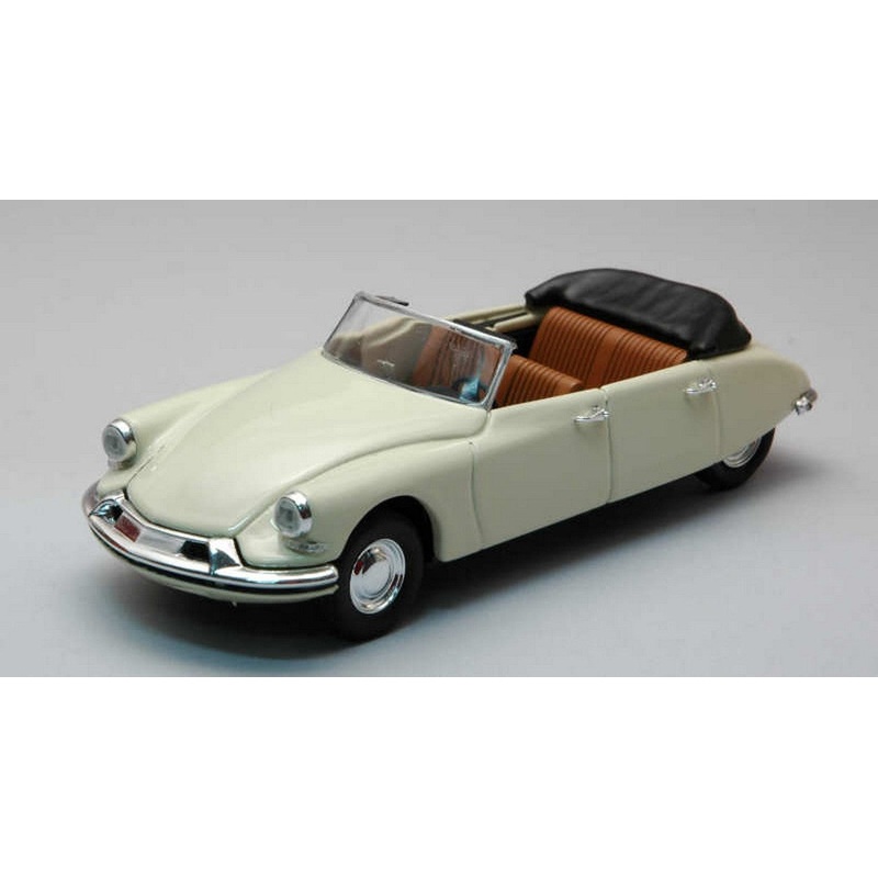 SCALE MODEL COMPATIBLE WITH CITROEN DS 19 CABRIO 1960 WHITE 1:43 RIO RI4191