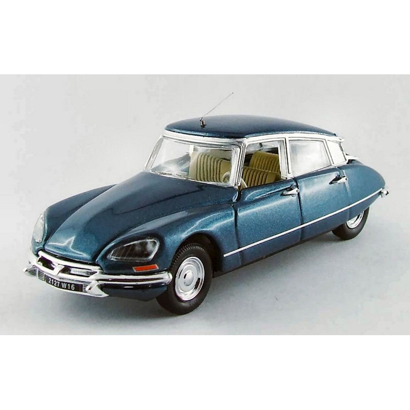 SCALE MODEL COMPATIBLE WITH CITROEN DS 23 IE1975 LAST DS PRODUCED BLUE DELTA 1:43 RIO RI4404