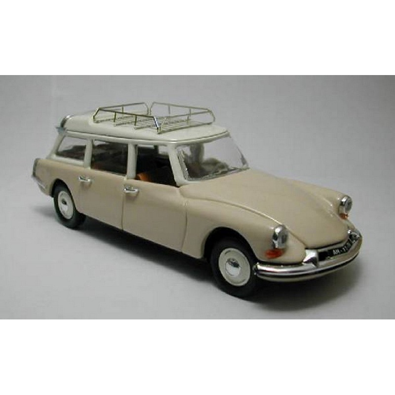 SCALE MODEL COMPATIBLE WITH CITROEN ID 19 BREAK 1958 CREAM 1:43 RIO RI40991