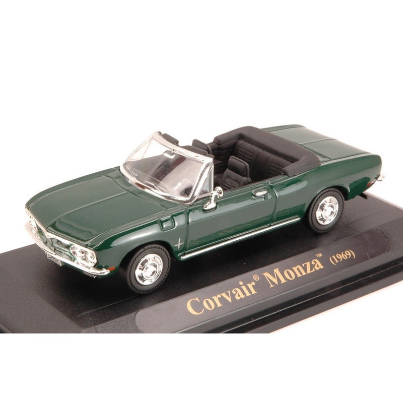 SCALE MODEL COMPATIBLE WITH CORVAIR MONZA 1969 GREEN 1:43 LUCKY YM94241GR