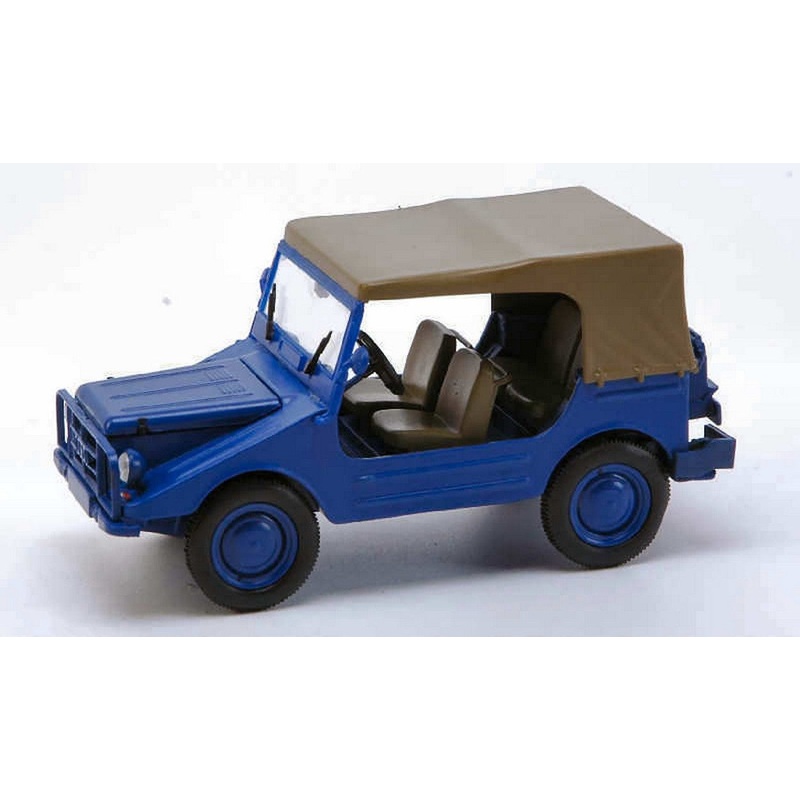 SCALE MODEL COMPATIBLE WITH DKW MUNGA 4 THW CLOSED BLUE 1:43 STARLINE STR60983