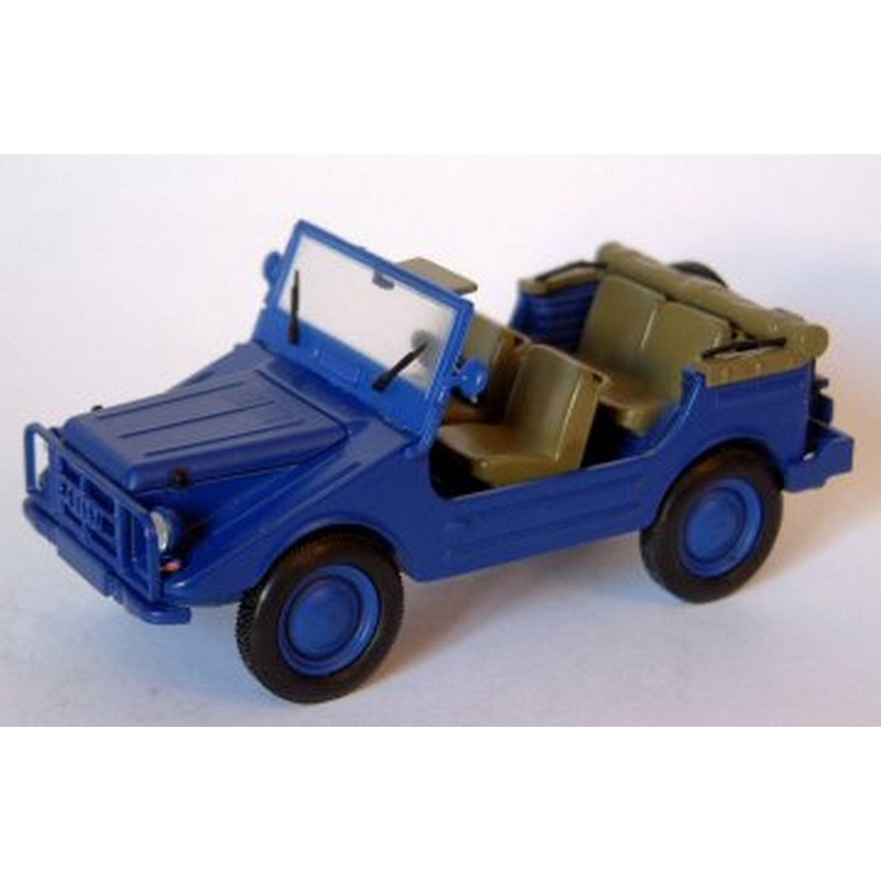 SCALE MODEL COMPATIBLE WITH DKW MUNGA 4 THW OPEN BLUE 1:43 STARLINE STR50983