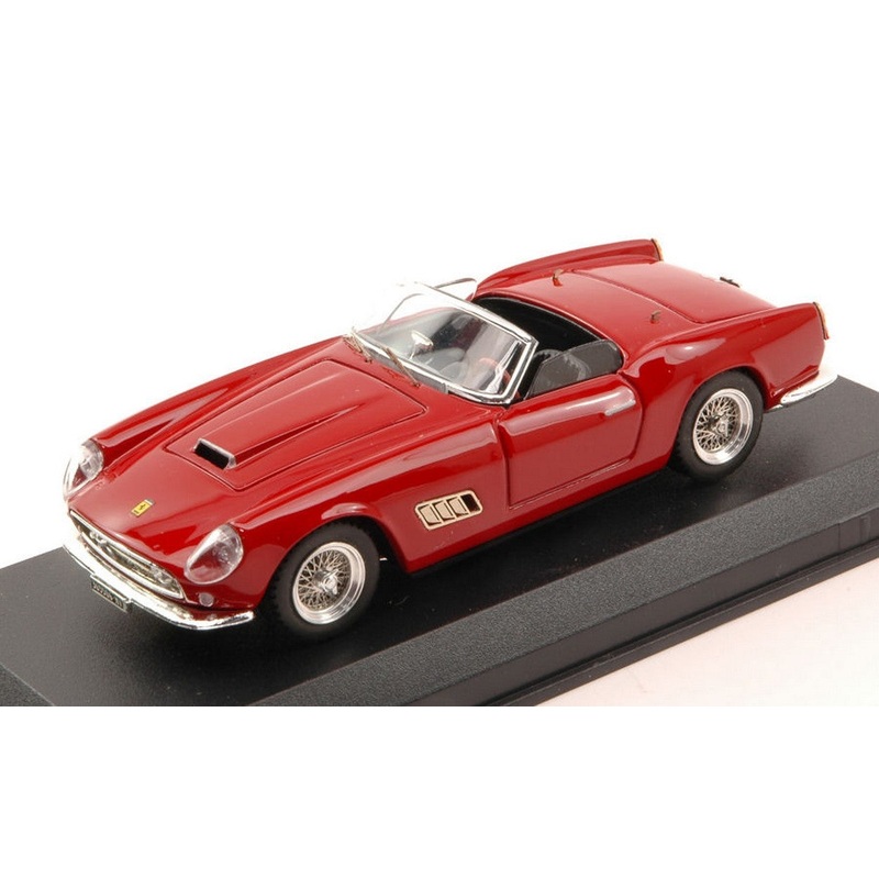 SCALE MODEL COMPATIBLE WITH FERRARI 250 CALIFORNIA 1958 RED FAIRED HEADLIGHTS VERSION 1:43 ART MODEL AM0077