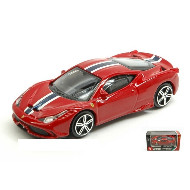 SCALE MODEL COMPATIBLE WITH FERRARI 458 SPECIALE RED 1:43 BURAGO BU36025