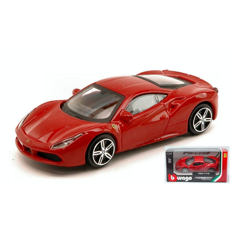 SCALE MODEL COMPATIBLE WITH FERRARI 488 GTB 2015 RED 1:43 BURAGO BU36023